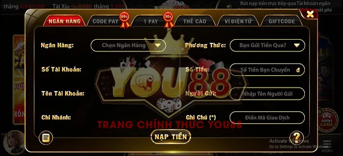You88 – Cổng game đánh bài trên mạng uy tín, an toàn