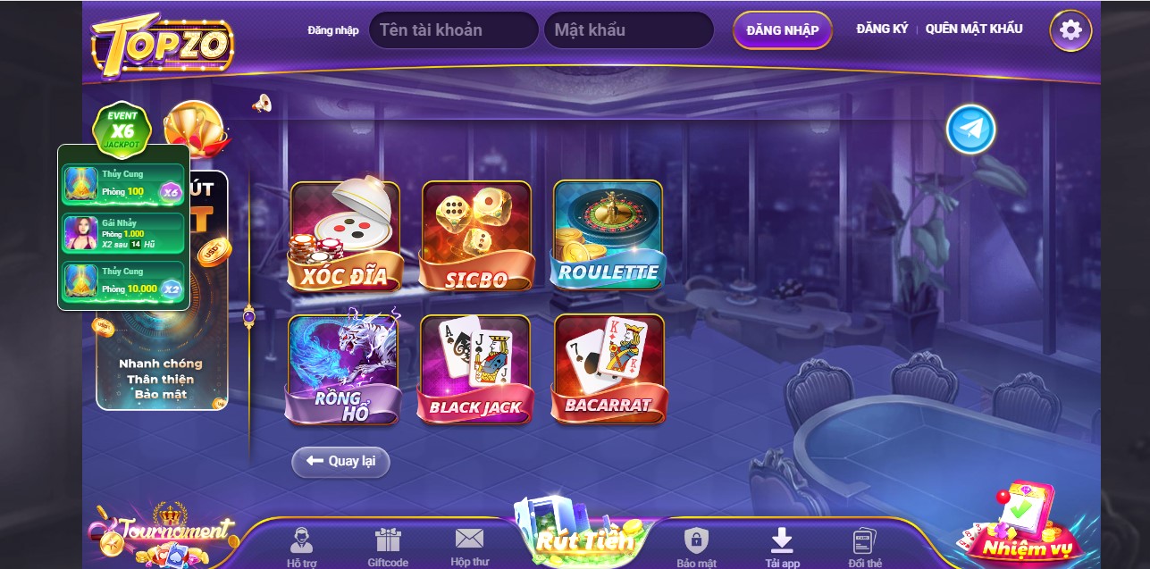 Topzo – Cổng game bài ấn tượng, uy tín nhất năm 2024